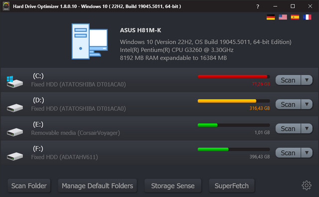 WebMinds Hard Drive Optimizer