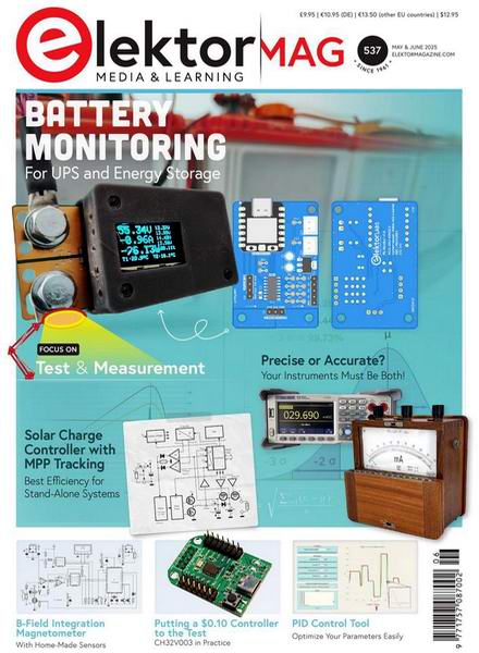 Elektor Mag Elektorlabs Elektor Electronics May-June 2025 №5-6 №537
