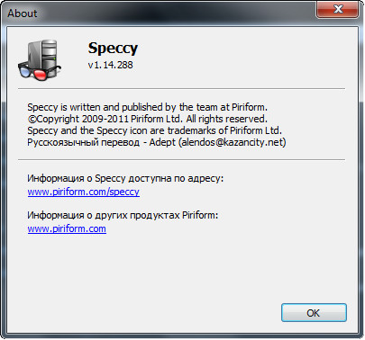 Speccy 1.14.288