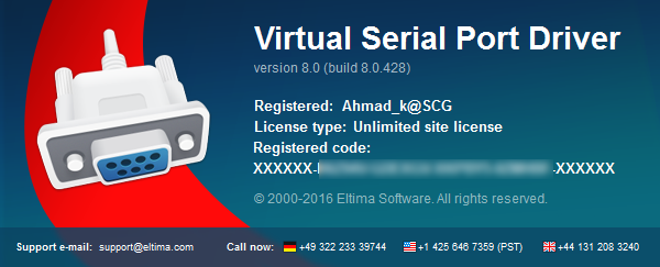 Virtual Serial Port Driver 8.0.428