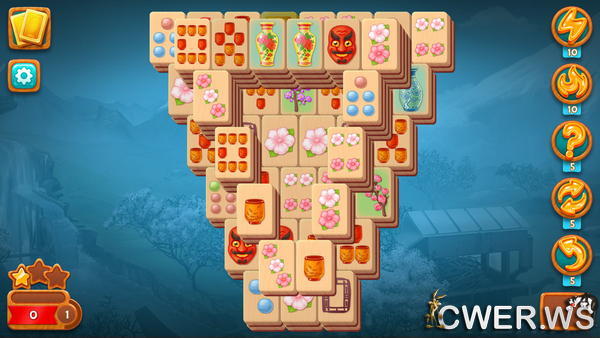 скриншот игры Mahjong Fest: Sakura Garden