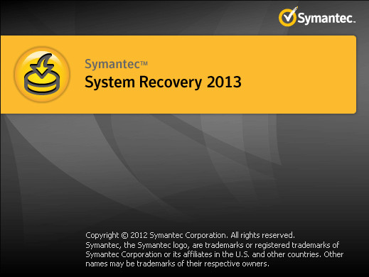 Symantec System Recovery 2013