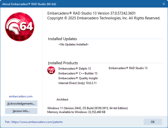 Embarcadero RAD Studio