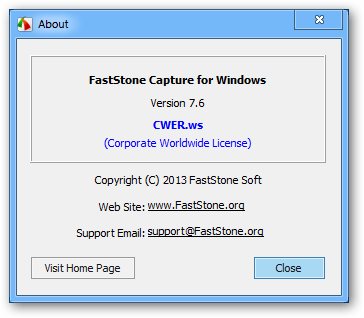 FastStone Capture 7.6 Final