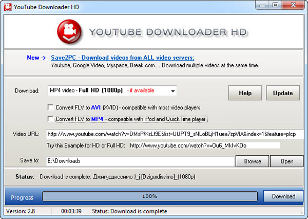Youtube Downloader HD 2.8